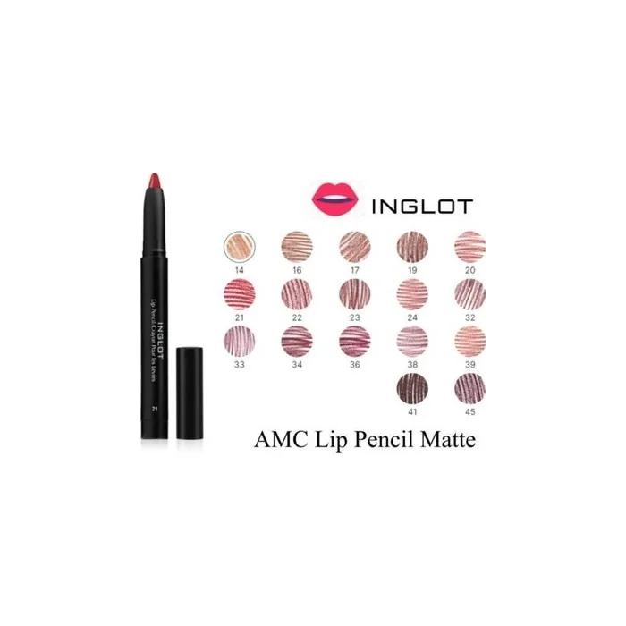 Inglot AMC Matte Lipstick with Sharpener and Avocado Oil