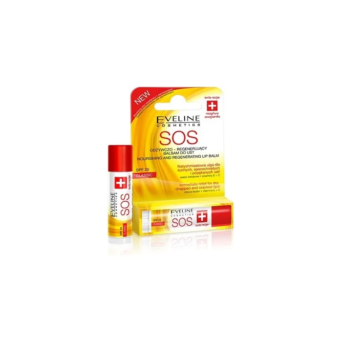 Eveline Sos Argan Oil Nourishing And Regenerating Lip Balm