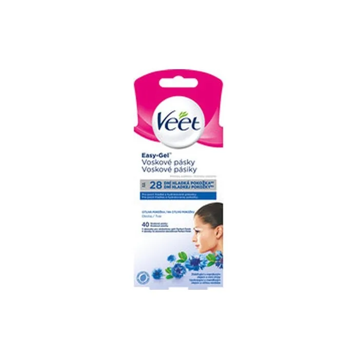 Veet Face Wax Strips For Sensitive Skin 40 Pieces