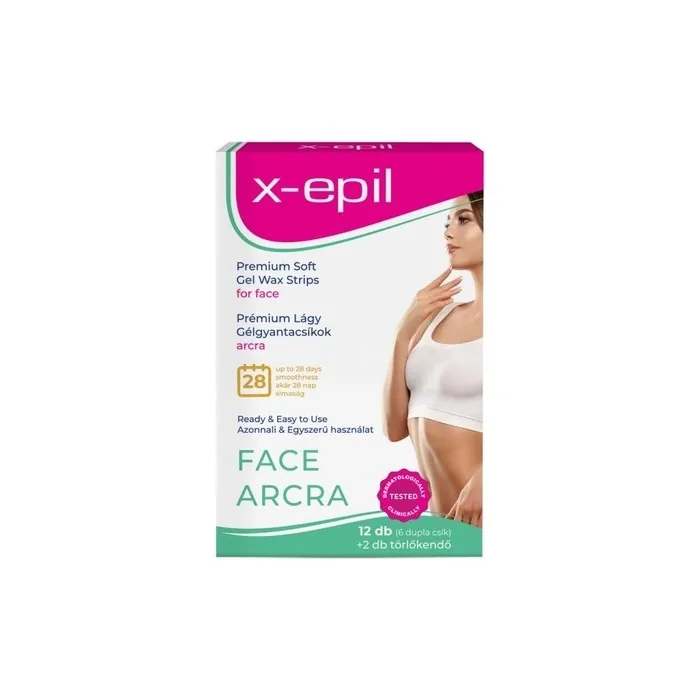 Premium Soft Sensitive Gel Wax Strips for Face