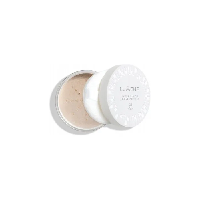 Lumene Nordic Chic Sheer Loose Setting Powder - 8g, Transparent Finish For A Flawless Look