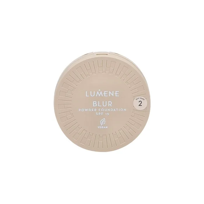 Lumene Blur Longwear Pressed Powder SPF 15 10g - Pack of 2