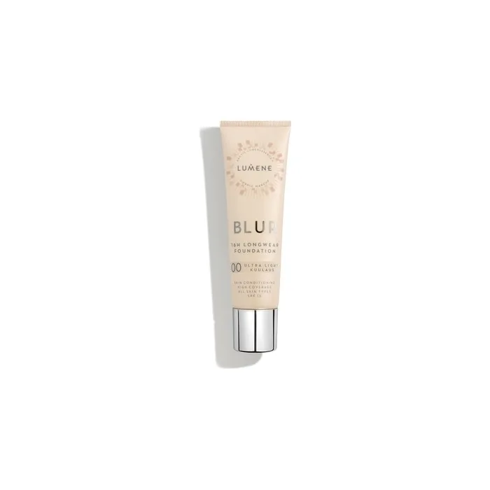 Lumene Blur Smoothing Foundation For All Skin Types Spf15 00 Ultra Light 30ml