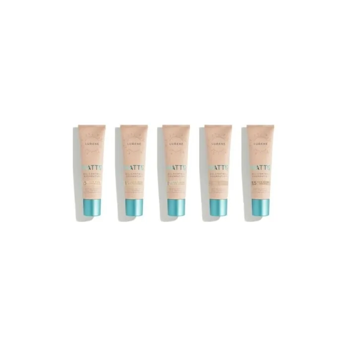 Lumene Matte Foundation Oil-Control Liquid with Full Coverage