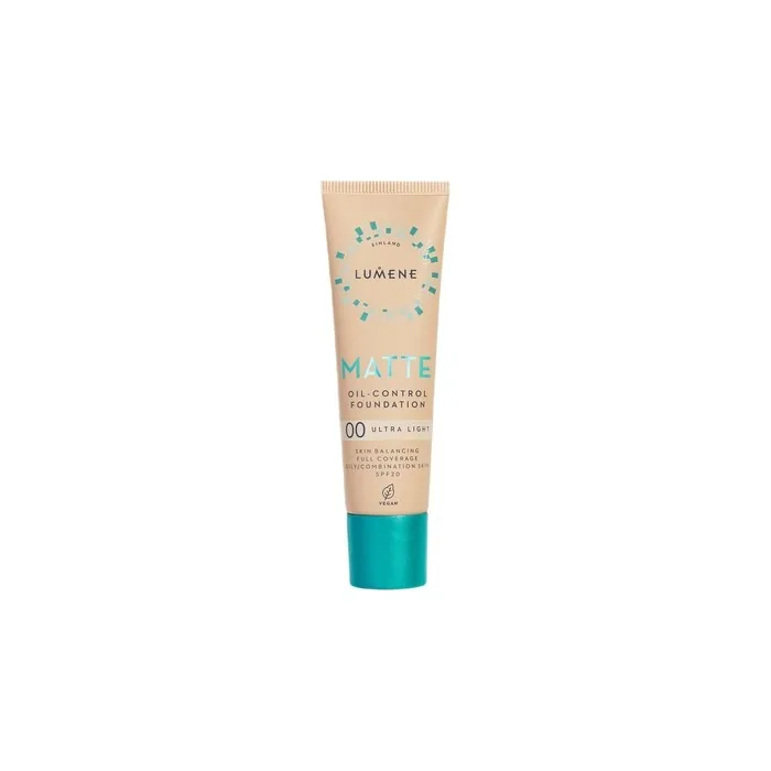 Lumene Matte Oil-Control Foundation Spf20 00 Ultra Light 30ml
