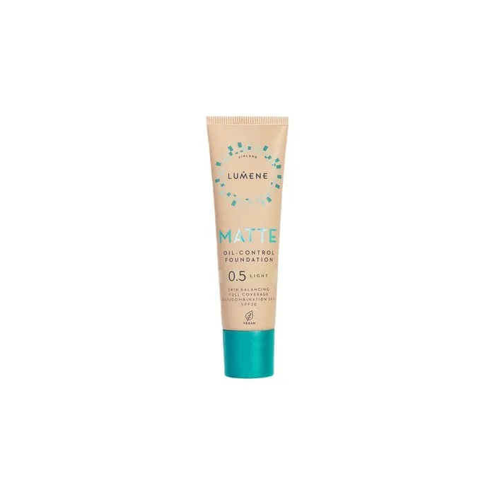 Lumene Matte Oil-Control Foundation Spf20 0.5 Light 30ml