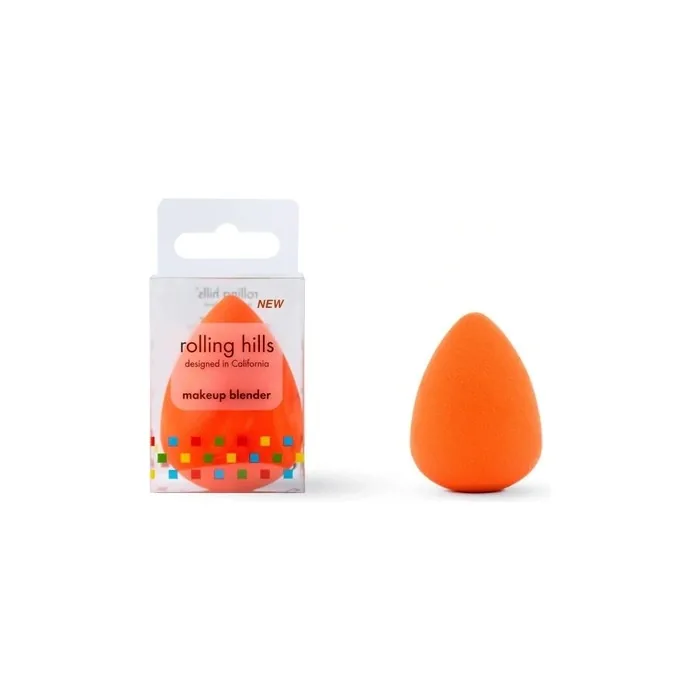 Rolling Hills Professional Makeup Blender Dark Orange - Oval Shape