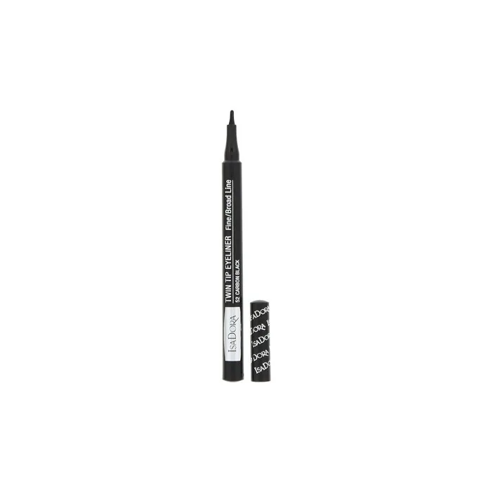 Isadora Twin Tip 52 Carbon Black Eyeliner 1ml