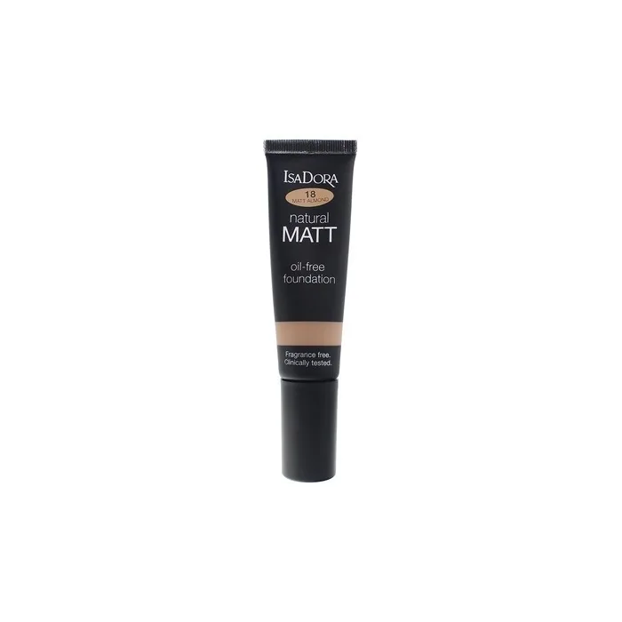 Isadora Natural Matt Oilfree 18 Matt Almond Foundation 35ml