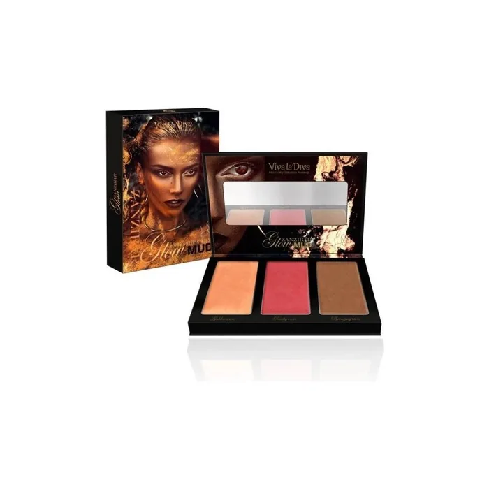 Viva la Diva Zanzibar Glow Mud Highlighter Face Palette