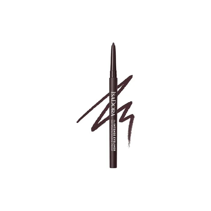 Isadora Kajal Waterproof Brown Intense 24h - Strong Hold Without Smudging