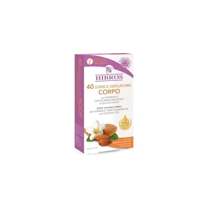 HIBROS Depilatory Strips for Body Sensitive Skin and Delicate