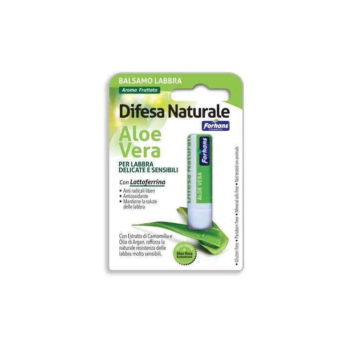 Forhans Natural Defense Aloe Vera And Lactoferrin Lip Balm 45g