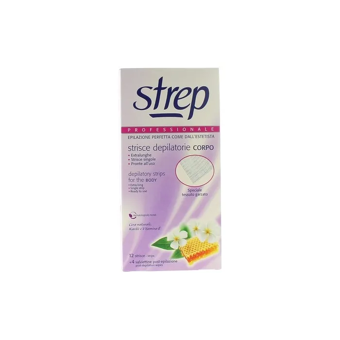 Professional Body Hair Removal Strips 12 Strips