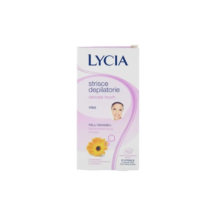 Lycia Face Professional 20 Depilatory Strips 10ml
