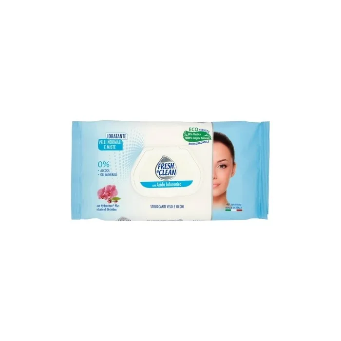 Fresh Clean Makeup Remover Wipes 48 Pcs For Normal Skin