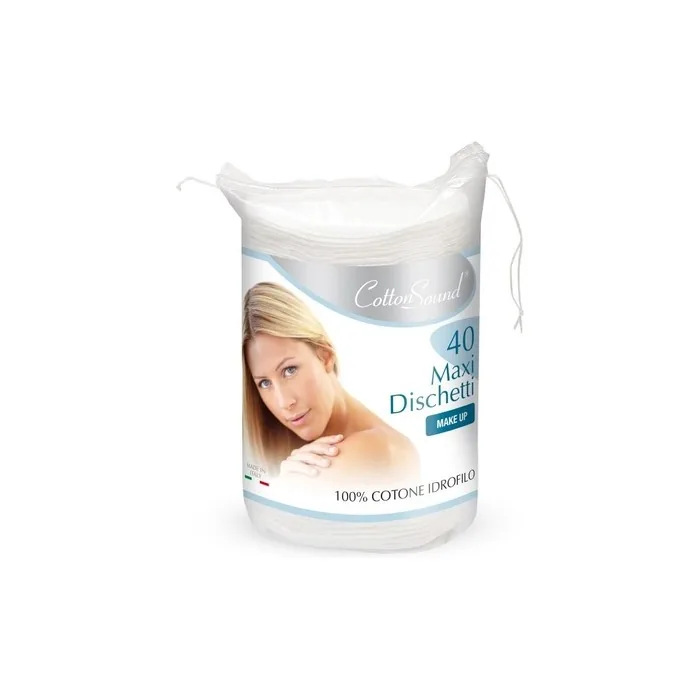 Cotton Sound Dischetti Maxi Struccanti 40 Pezzi Makeup Remover Pads
