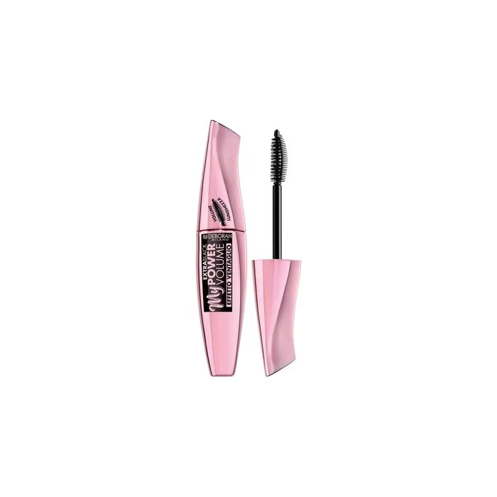 Deborah Milano Mascara My Power Volume Extra Black Fan Effect Thick Curved and Extended Extra Black
