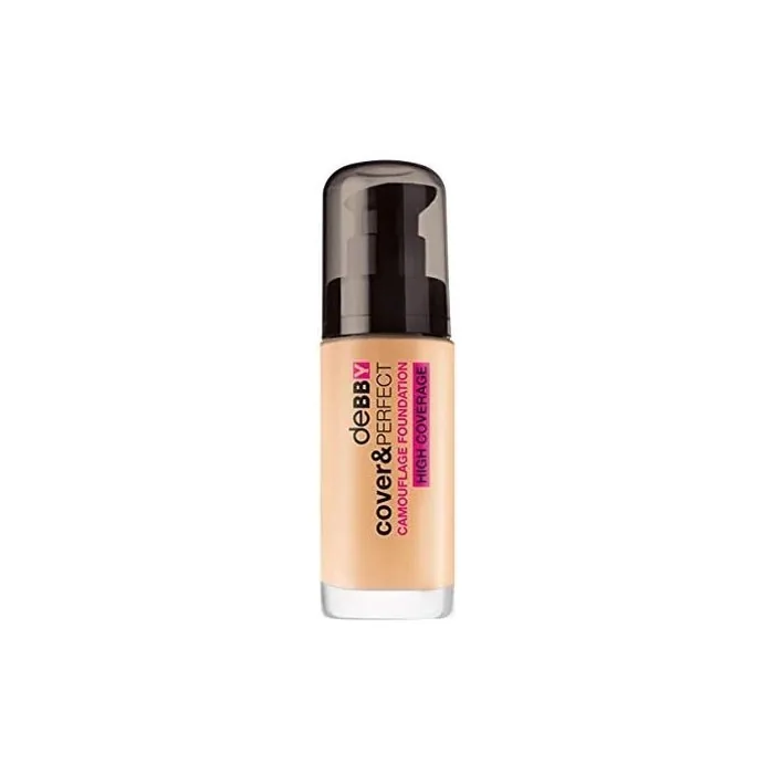 DEBBY Cover And Perfect Fluid Foundation 02 Ivory Cosmetic for the Face