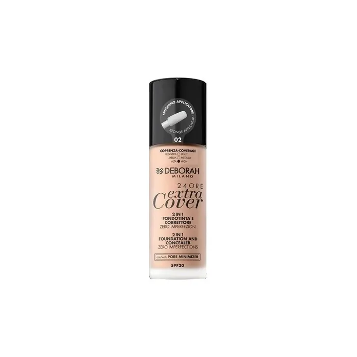 Deborah Milano Deborah Milano 24 Hour Extra Cover 2 In 1 Spf 20 02 30ml
