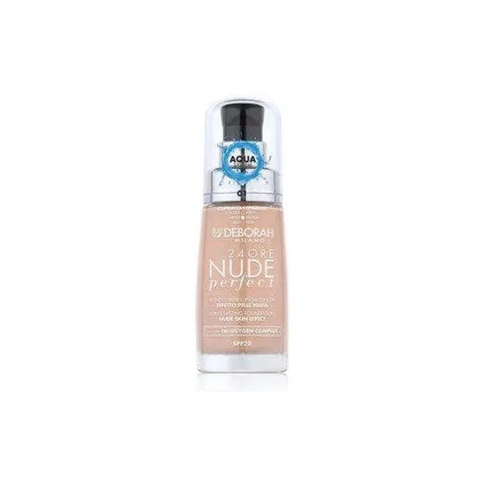 Deborah Milano 24 Hour Perfect Nude Foundation 01 A Flawless Foundation For A Natural Look