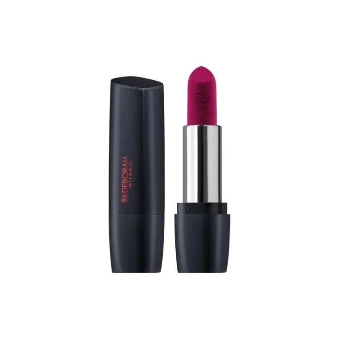 Deborah Milano Red Mat Matte Lipstick with Collagen and Hyaluronic Acid 31 Berry Me Nourishing and Softening Effect Provides Intense and Long Lasting Lips 4.5g