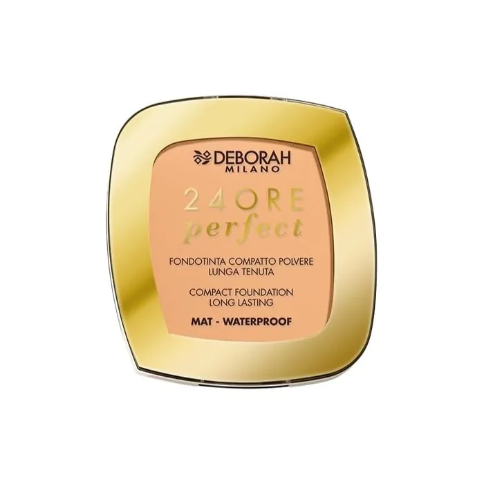 Deborah Milano Compact Foundation 24 Hours Perfect SPF 20 02 Natural Finish