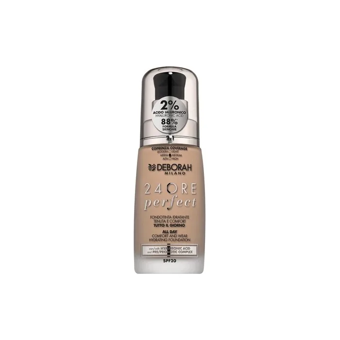 Deborah Milano Liquid Foundation 24 Hours Perfect Moisturizing SPF 20 30ml No. 2.1 Vanilla