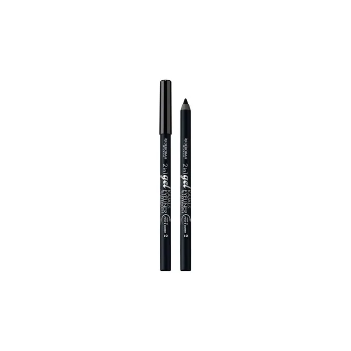 Deborah Milano Kajal 2-in-1 Eyeliner and Waterproof Eyeliner 01 Black 1.21g
