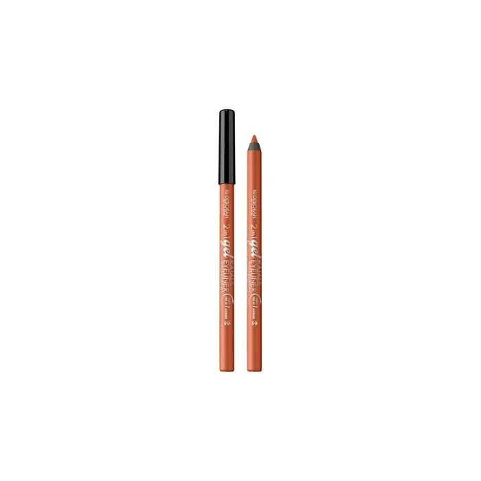 Deborah Milano Kajal 2-in-1 Eyeliner and Waterproof Eyeliner 05 Bronze Long-lasting Waterproof Ultra-pigmented and Creamy Gives an Intense and Defined Look 1.21g