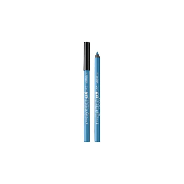 Deborah Milano Kajal 2-in-1 Eyeliner and Waterproof Eyeliner 06 Light Blue 1.21g