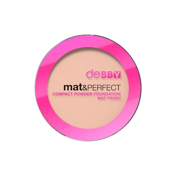 Debby By Deborah Mat & Perfect Compact Powder Foundation Mat Finish 01