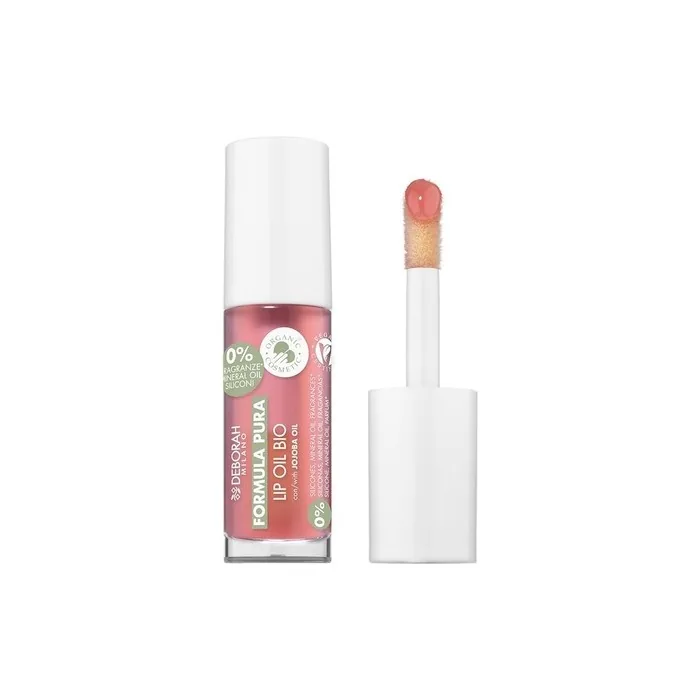 Deborah Milano Organic Lip Oil Pure Formula N.02 Strawberry Rose