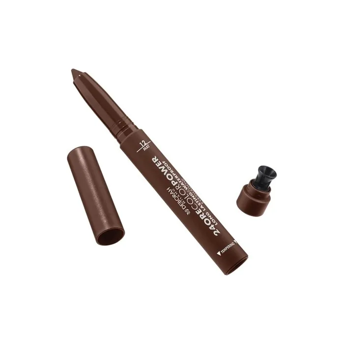 Deborah Milano 24 Hour Color Power Waterproof Eyeshadow Stick 12 Brown