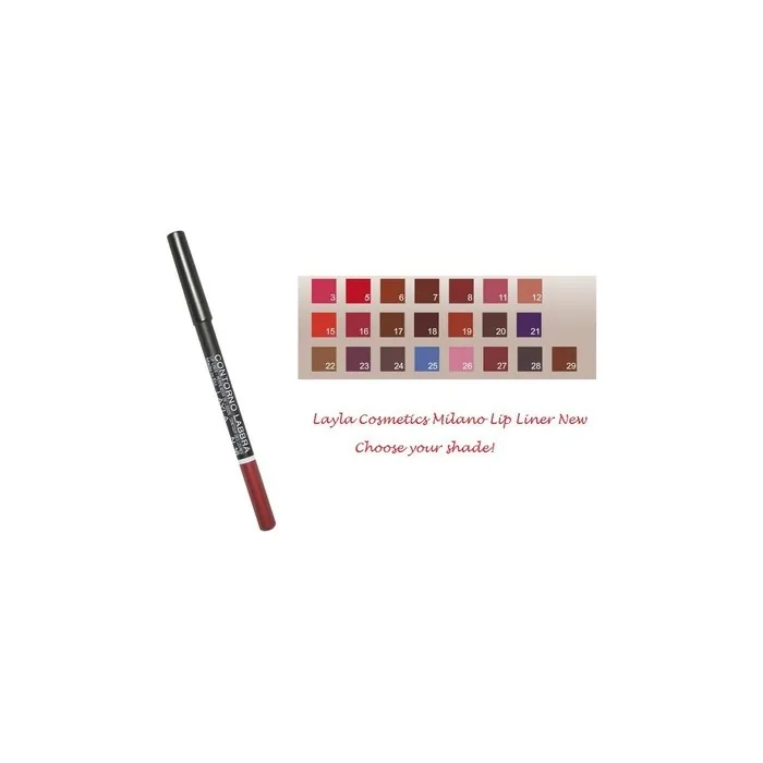 LAYLA Cosmetics Milano Lip Liner - Various Colors - NEW & SEALED