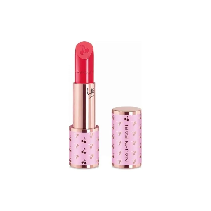 NAJ-OLEARI Creamy Delight Lipstick Makeup for Women 13 Red Geranium