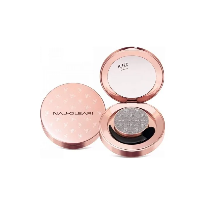 NAJ-OLEARI Color Fair Eye Shadow Wet & Dry Makeup Face 19 Silver Siderale