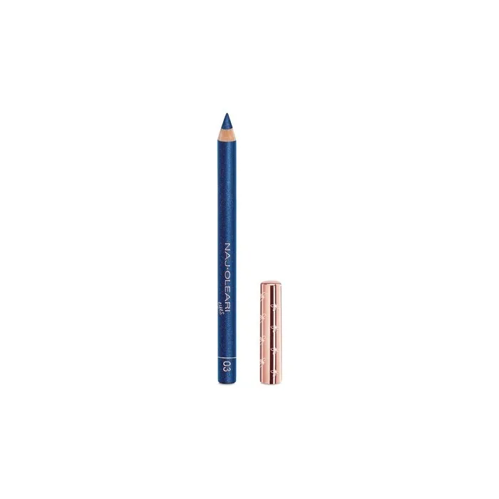 NAJ-OLEARI Deep Eye Kajal Pencil for Eye Makeup and Face 03 Blue Hydrangea Pearl