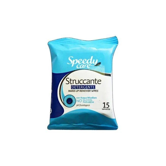 Speedy Care Makeup Remover Wipes X 15 Pezzi