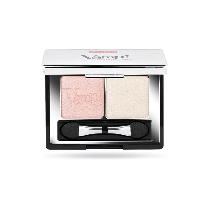 Pupa Milano Vamp! Compact Duo Eyeshadow 001 Rose Perlage for Women 0.078 Oz