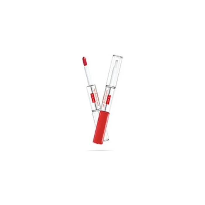Pupa Milano Long Liquid Lip Colour 005 Deep Ruby Longlasting Liquid Lipstick 2 X 4 Ml