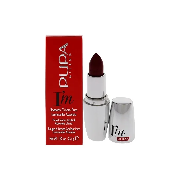 PUPA Milano I'm Pure Colour Lipstick Absolute Shine 3.5g 313 Hot Ruby