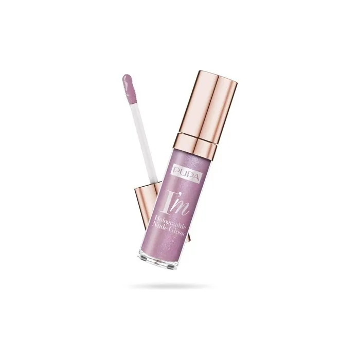 PUPA I. Are Holographic Nude Lip Gloss 002 Shining Heart