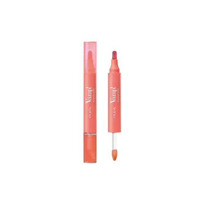 Pupa Vamp Marker Duo Lip Tint Oil Gloss N08