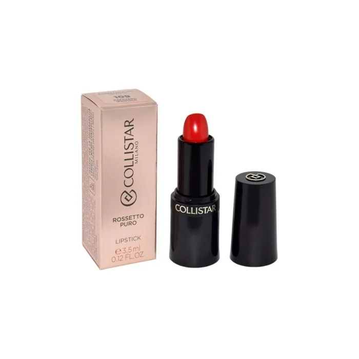 Collistar Lipstick Puro 109 Papavero Ipnotico Highquality Lipstick In Vibrant Red Color