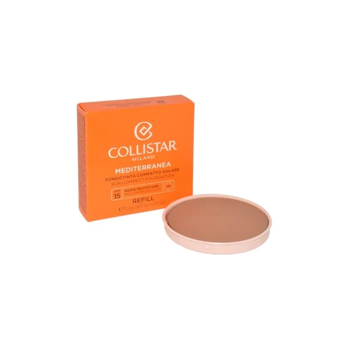 Collistar Mediterranea Sun Compact Foundation Spf 15 02 Ischia Refill 105g