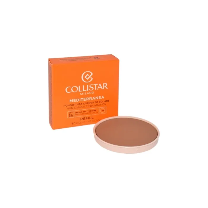 Collistar Mediterranea Sun Compact Foundation Spf 15 03 Capri Refill 105g