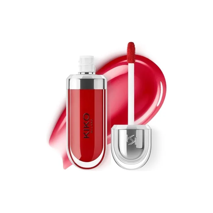 Kiko Milano 3D Hydra Lip Gloss 15 Cherry - Softening Lip Gloss for a 3D Look