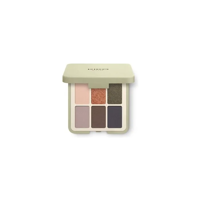 KIKO Milano Green Me Eyeshadow Palette with 6 Shades - 103 Sophisticated Allure