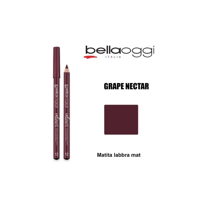 Bellaoggi Lip Liner Pencil Matte Grape Nectar